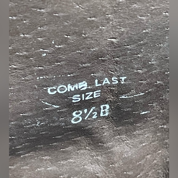 Nocona Cowboy Western Boots Brown Green Mocha Chartreuse Leather Flame 8 1/2B - Picture 14 of 16